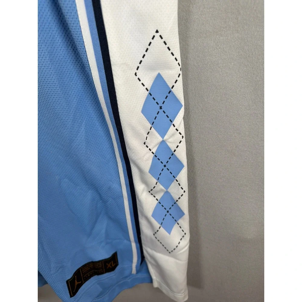Jordan Jersey Mens XL Blue North Carolina Argyle Basketball Summer Festival Vaca